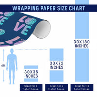 Basketball Lovers Wrapping Paper Roll Basketball Mom Sports Fan - Wonder Print Shop