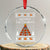 Basketball Merry Swishmas Crystal Glass Ornament Xmas Tree Sports TS12