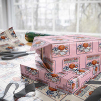 Basketball Moms Club Wrapping Paper Roll Funny Mother’s Day Gift