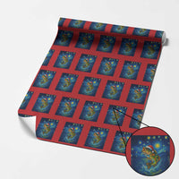 Bass Fish Xmas Wrapping Paper Roll Starry Night Fishing Van Gogh - Wonder Print Shop