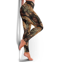 Batik Pedalaman Semen Lereng Style Leggings Indonesian Traditional Pattern