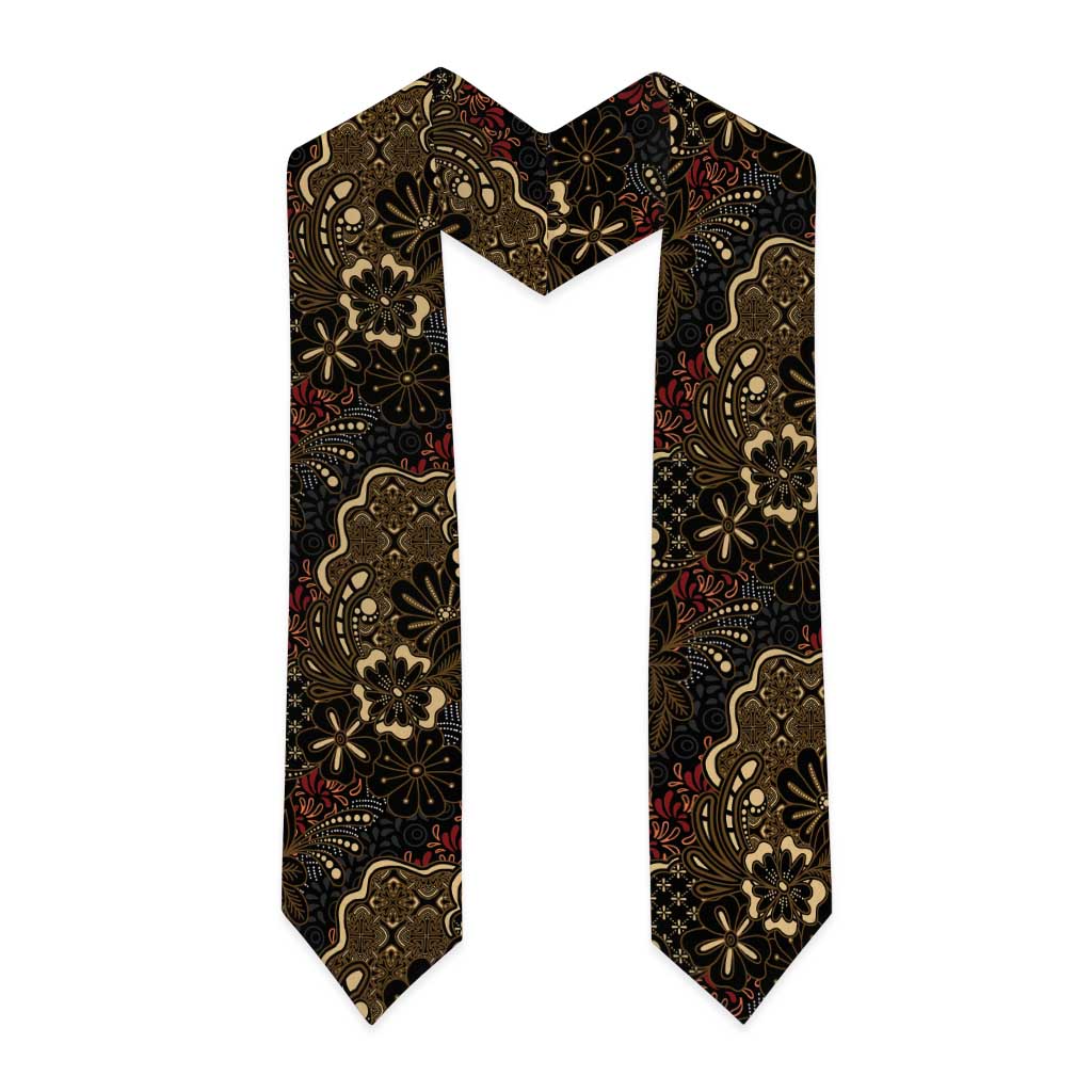 Batik Sekar Jagad Graduation Stole Indonesian Traditional Pattern