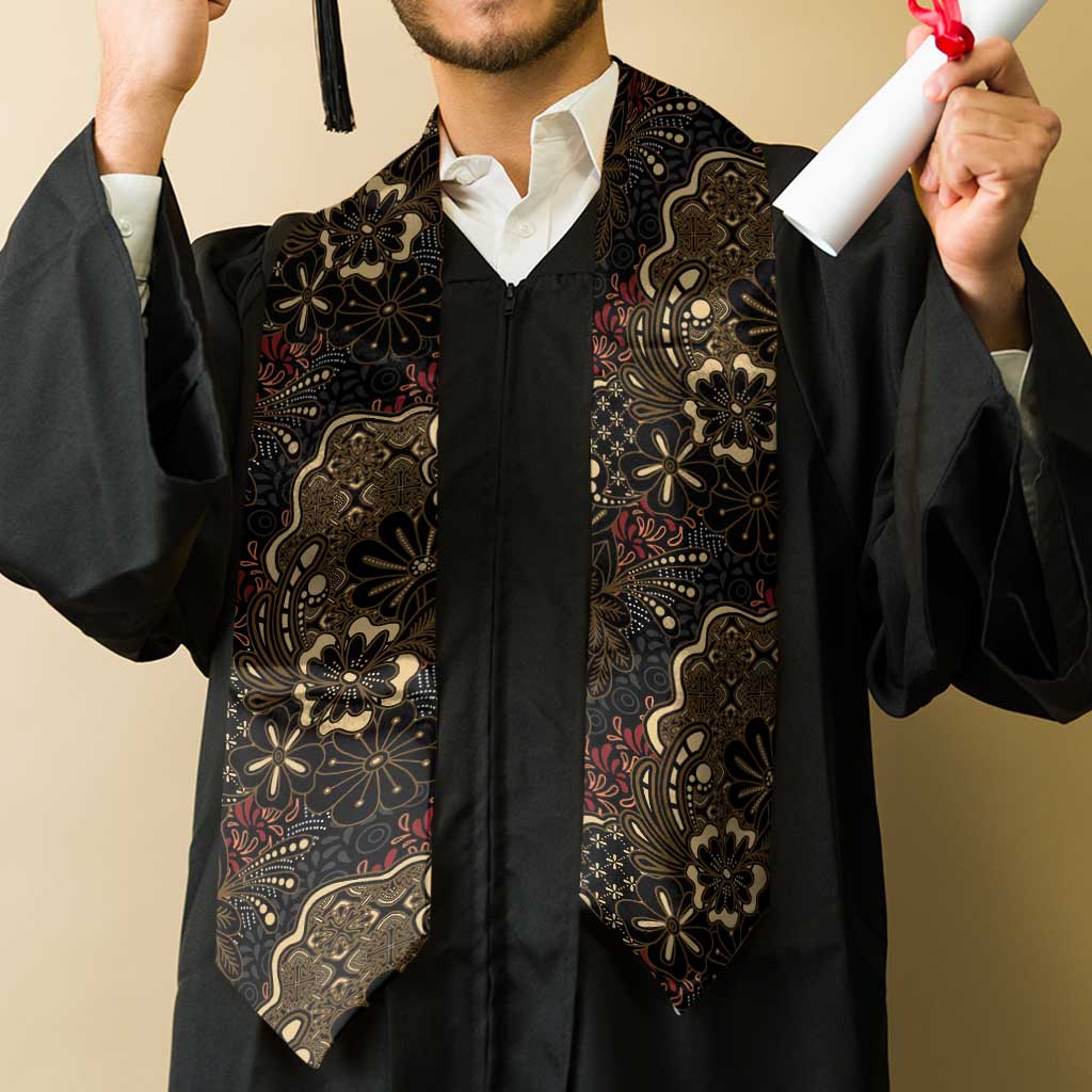 Batik Sekar Jagad Graduation Stole Indonesian Traditional Pattern