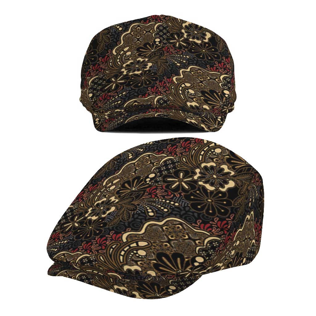 Batik Sekar Jagad Jeff Hat Indonesian Traditional Pattern