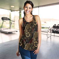 Batik Sekar Jagad Women Racerback Tank Indonesian Traditional Pattern