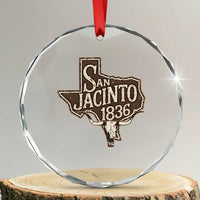 Battle of San Jacinto 1836 Texas History Independence Day Crystal Glass Ornament