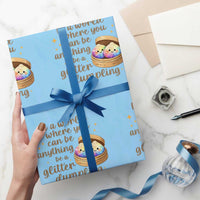 Be A Glitter Dumpling Kawaii Graphic Wrapping Paper Roll In A World Squish Squad Mystery Box