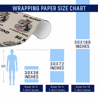 Be Kind 6 7 Days a Week Wrapping Paper Roll Funny Six Seven Cat Teacher Meme - Wonder Print Shop