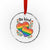 Be Kind Rainbow Heart Crystal Glass Ornament Spread Kindness LGBTQ Love Pride Month - Wonder Print Shop