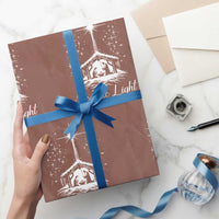 Be The Light Christian Christmas Wrapping Paper Roll Nativity Scene Bible Verse - Wonder Print Shop