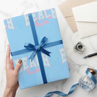Beach Bum Wrapping Paper Roll Summer Vacation Beach Lovers