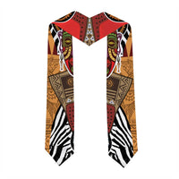 Beautiful African Women Ethnic Motifs Graduation Stole