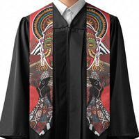 Beautiful African Women Ethnic Motifs Graduation Stole