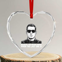 Because You Never Know When The Last One Is Heart Crystal Glass Ornament Legendary Stock Car Racing Driver Memorial Tribute
