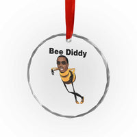 Bee Diddy Crystal Glass Ornament Dark Humor Internet Meme Brainrot Gen Z