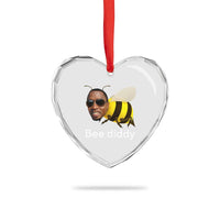 Bee Diddy Heart Crystal Glass Ornament Funny Weirdcore Dark Humor Internet Memes Gen-Z - Wonder Print Shop