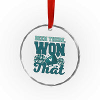 Been There Won That Cheer Spirit Crystal Glass Ornament Game Day Champions Sport Fans - Wonder Print Shop