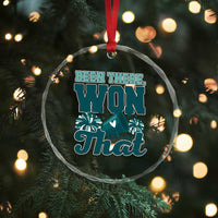 Been There Won That Cheer Spirit Crystal Glass Ornament Game Day Champions Sport Fans - Wonder Print Shop