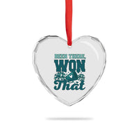 Been There Won That Cheer Spirit Heart Crystal Glass Ornament Game Day Champions Sport Fans - Wonder Print Shop