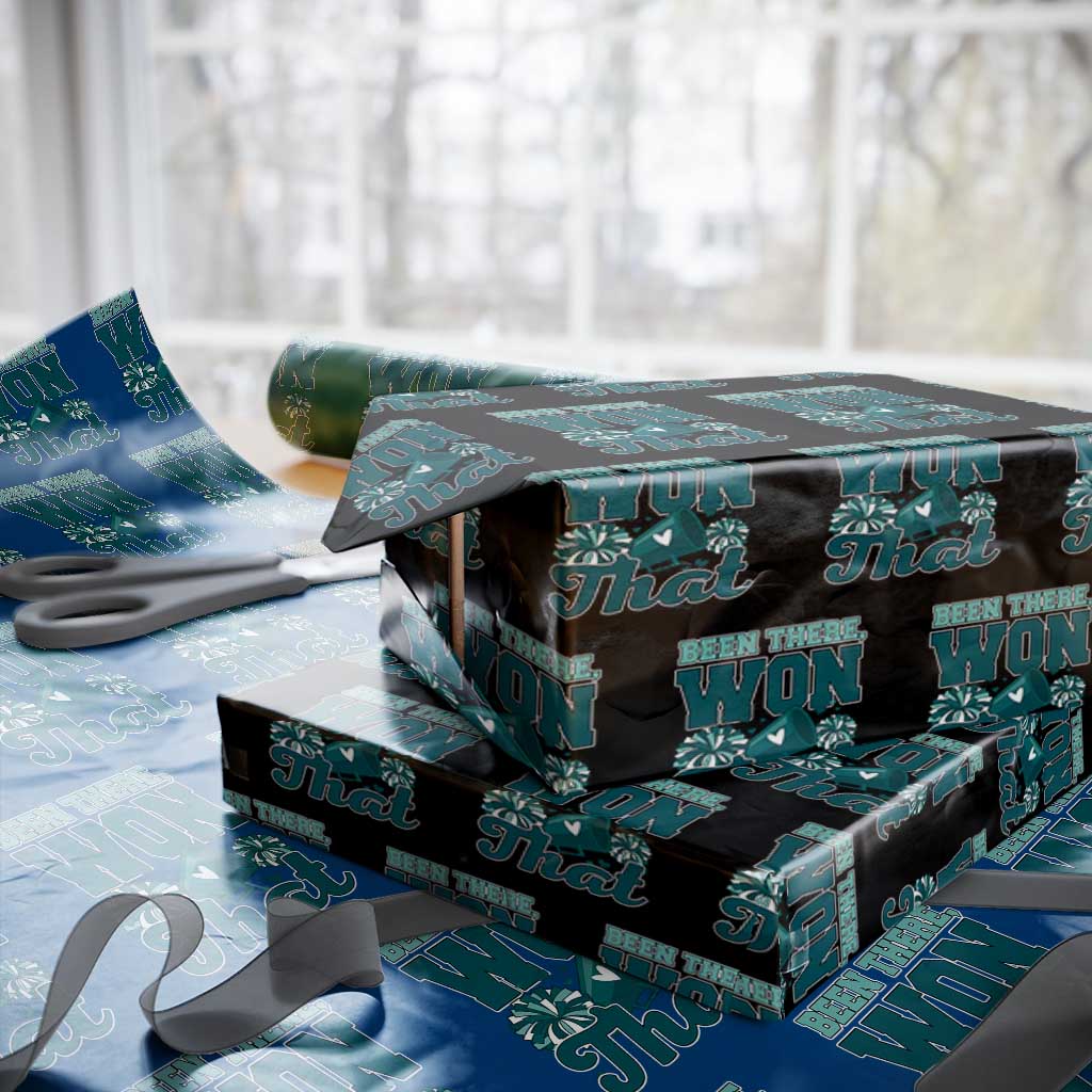 Been There Won That Cheer Spirit Wrapping Paper Roll Game Day Champions Sport Fans - Wonder Print Shop