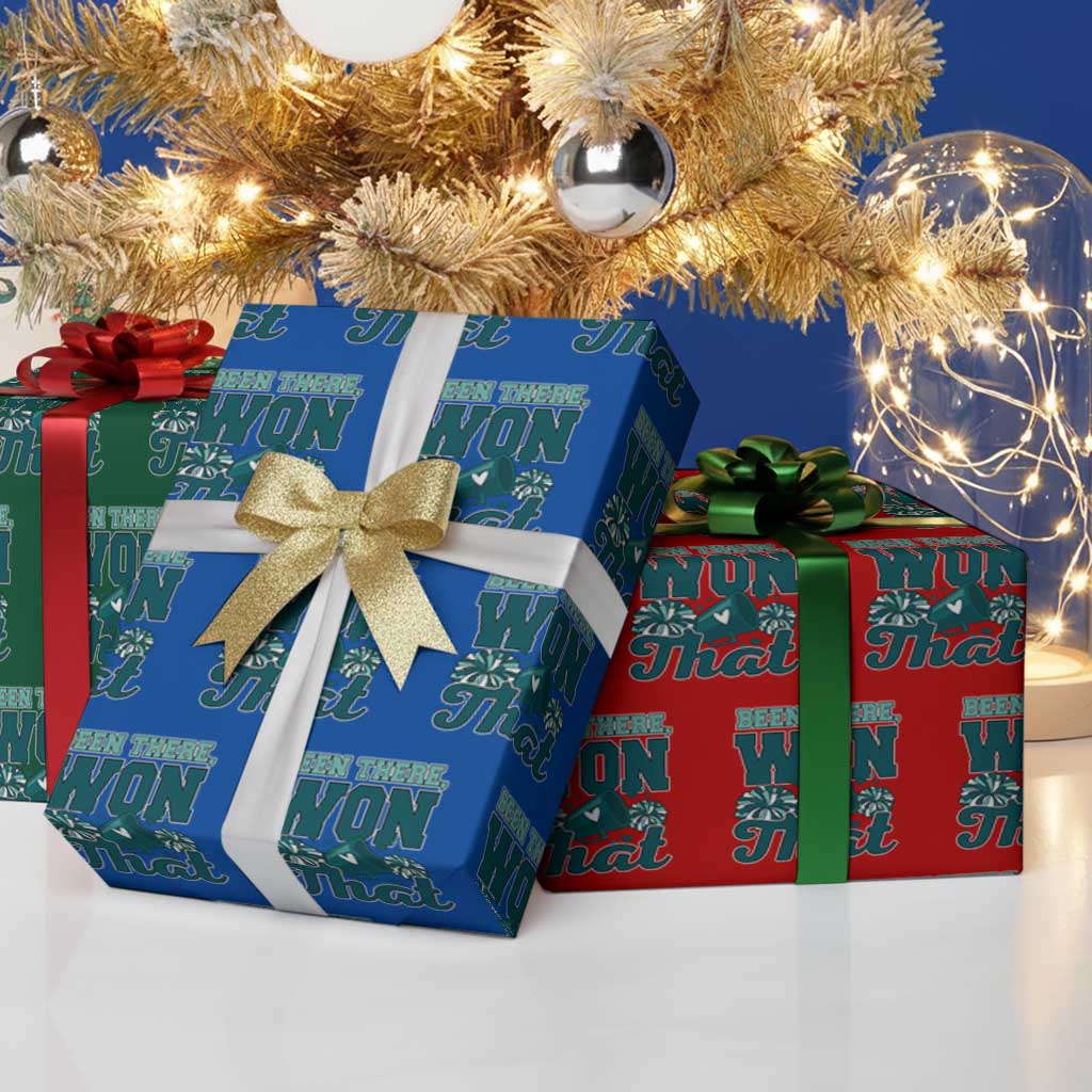 Been There Won That Cheer Spirit Wrapping Paper Roll Game Day Champions Sport Fans - Wonder Print Shop