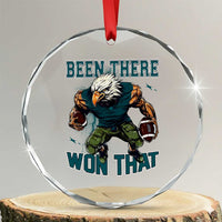 Been There Won That Fierce Football Graphic Crystal Glass Ornament Game Day Champions Sport Fans - Wonder Print Shop