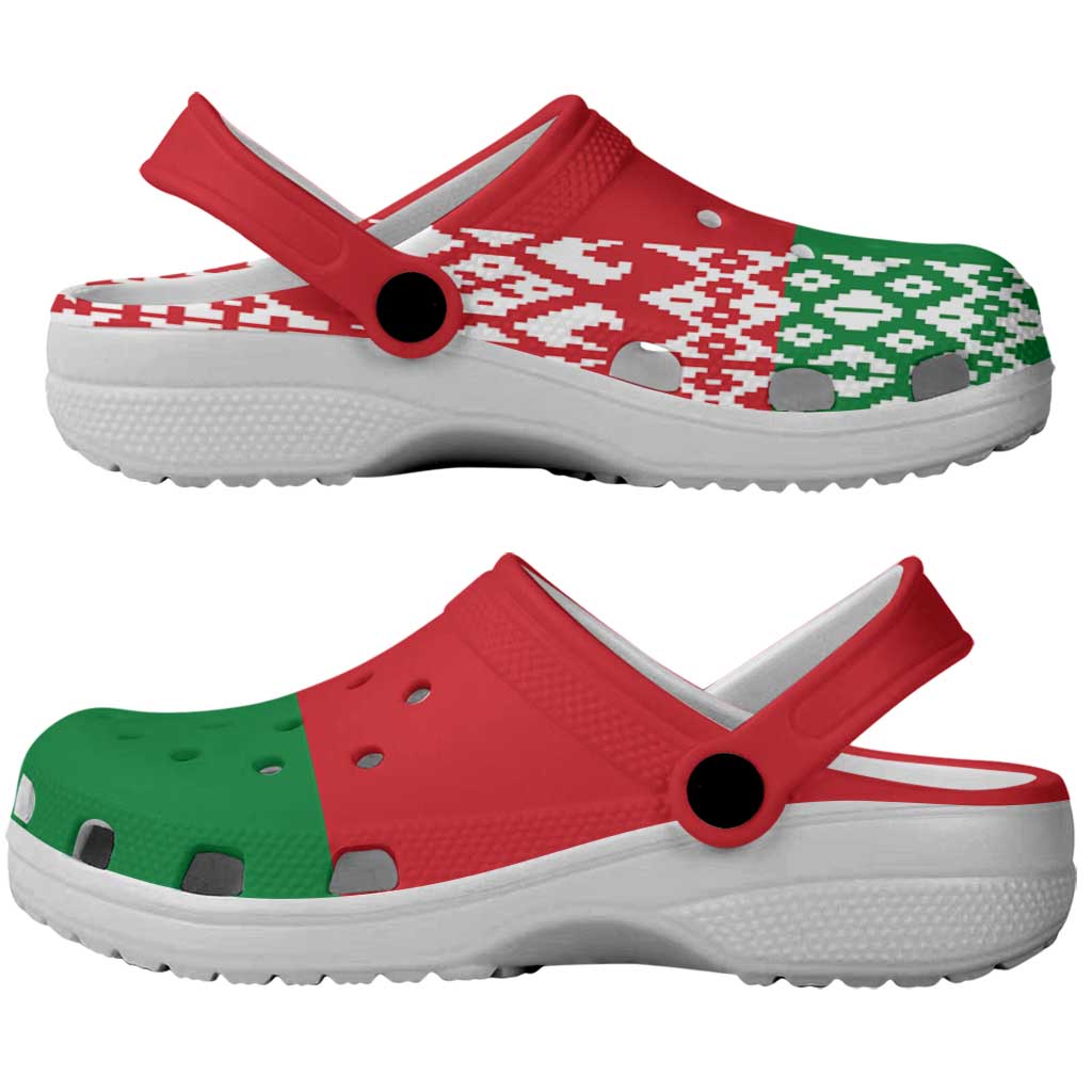 Belarus Clogs Shoes Flag Color Inspiration - Wonder Print Shop