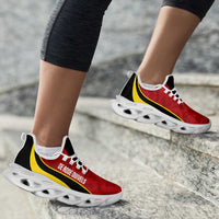 Belgium 2026 Football Clunky Sneakers De Rode Duivels Grunge Curve Stylized - Wonder Print Shop