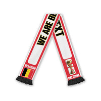Belgium 2026 Football Personalised Soccer Scarf Go De Rode Duivels