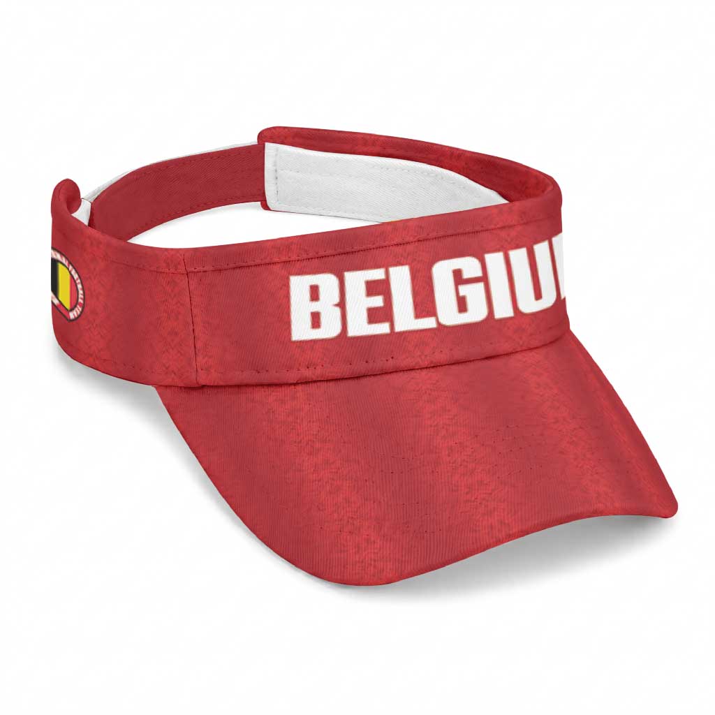 Belgium 2026 Football Sun Visor Cap Go De Rode Duivels