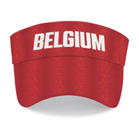 Belgium 2026 Football Sun Visor Cap Go De Rode Duivels