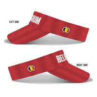 Belgium 2026 Football Sun Visor Cap Go De Rode Duivels