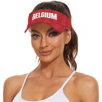 Belgium 2026 Football Sun Visor Cap Go De Rode Duivels