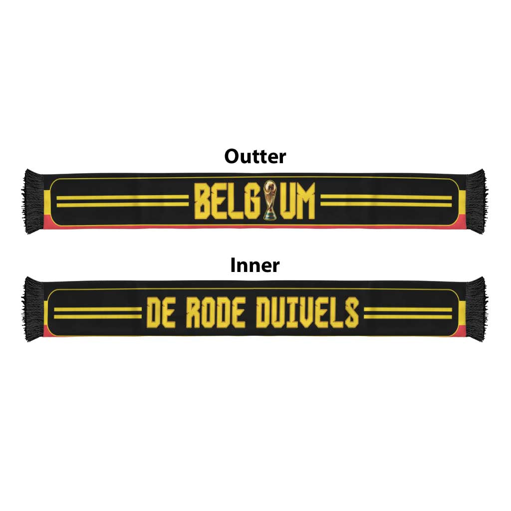Belgium 2026 World Football Soccer Scarf Go Champions