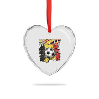 Belgium Belgian Flag Souvenir Belgie Heart Crystal Glass Ornament Game Day Soccer Fans Football
