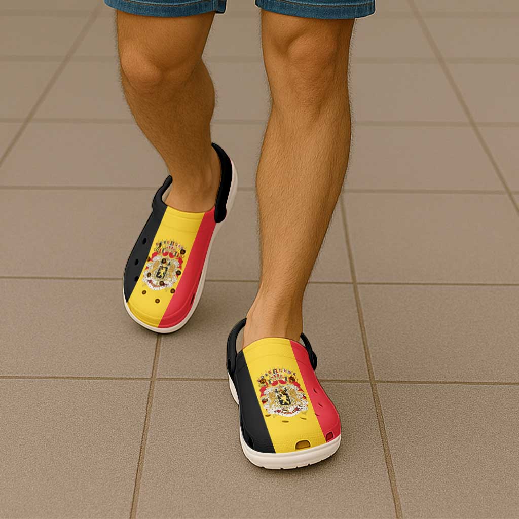 Belgium Clogs Shoes Flag Color Inspiration - Wonder Print Shop