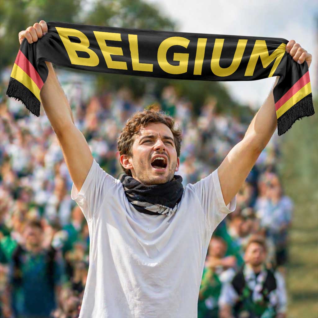 Belgium Football 2026 Soccer Scarf Flag Style