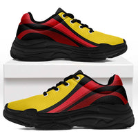 Belgium Football Chunky Sneakers Flag-Inspired Curve Style