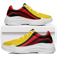 Belgium Football Chunky Sneakers Flag-Inspired Curve Style