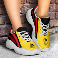 Belgium Football Chunky Sneakers Flag-Inspired Curve Style