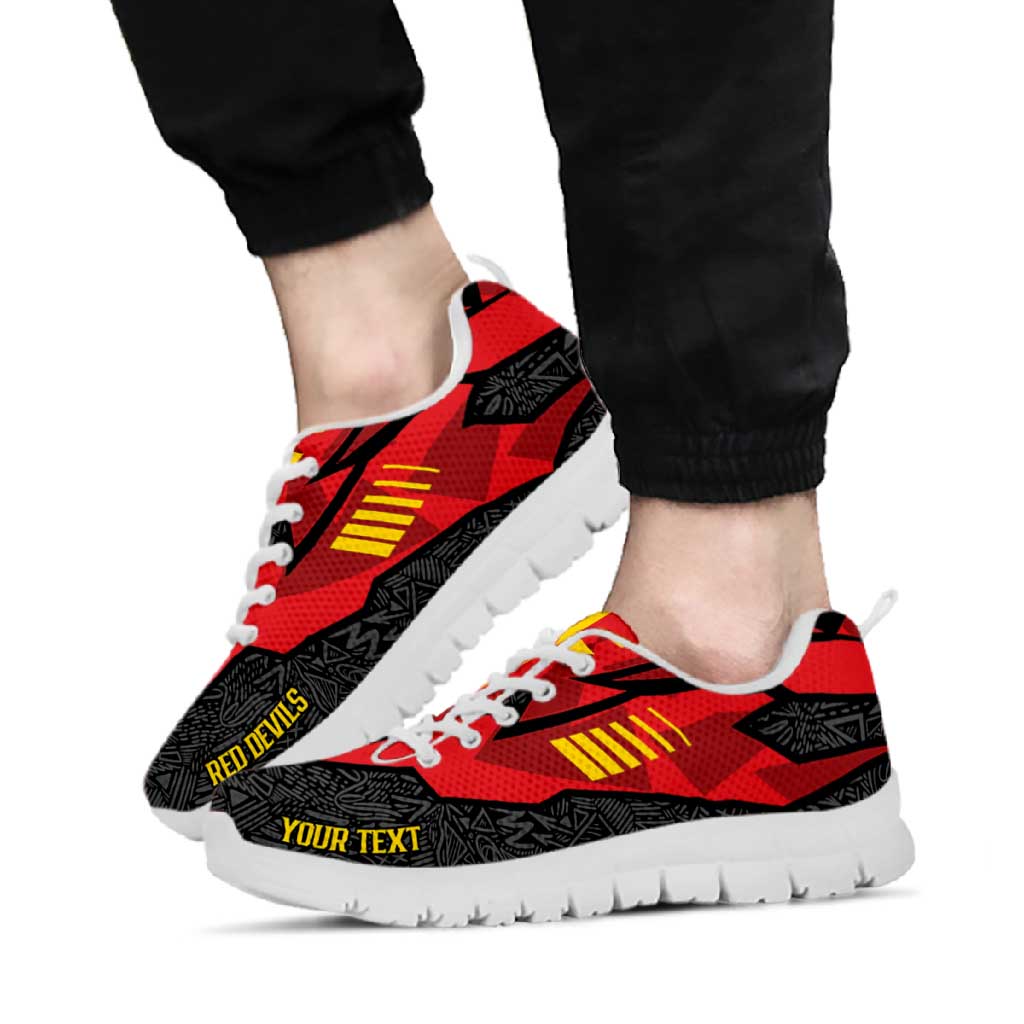 Belgium Football Nations 2026 Personalized Sneakers Sporty Pattern