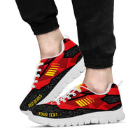 Belgium Football Nations 2026 Personalized Sneakers Sporty Pattern