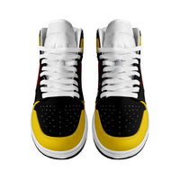 Belgium High Sneakers AJ1 Classic National Flag Style - Wonder Print Shop
