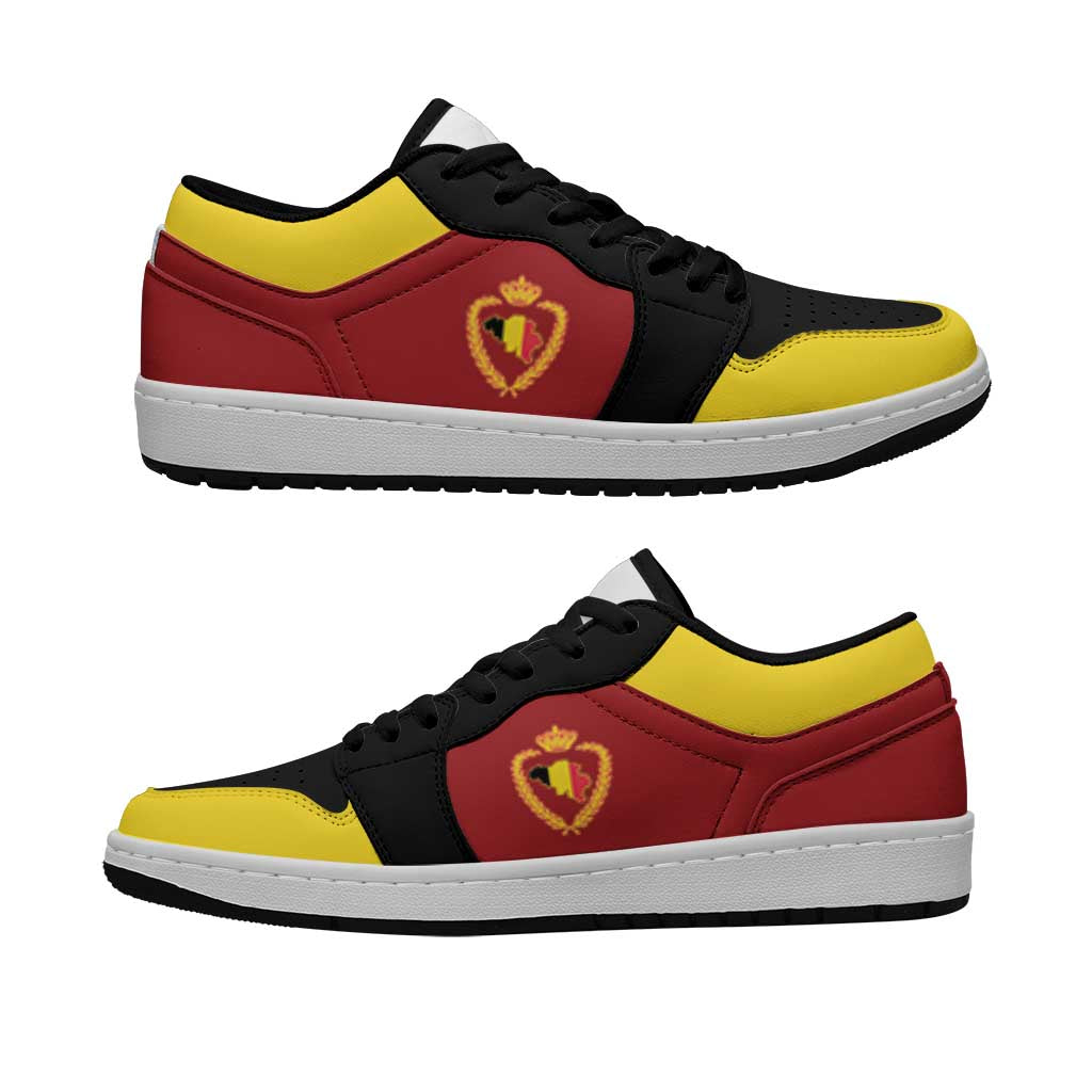 Belgium Low Sneakers Classic National Flag Style - Wonder Print Shop
