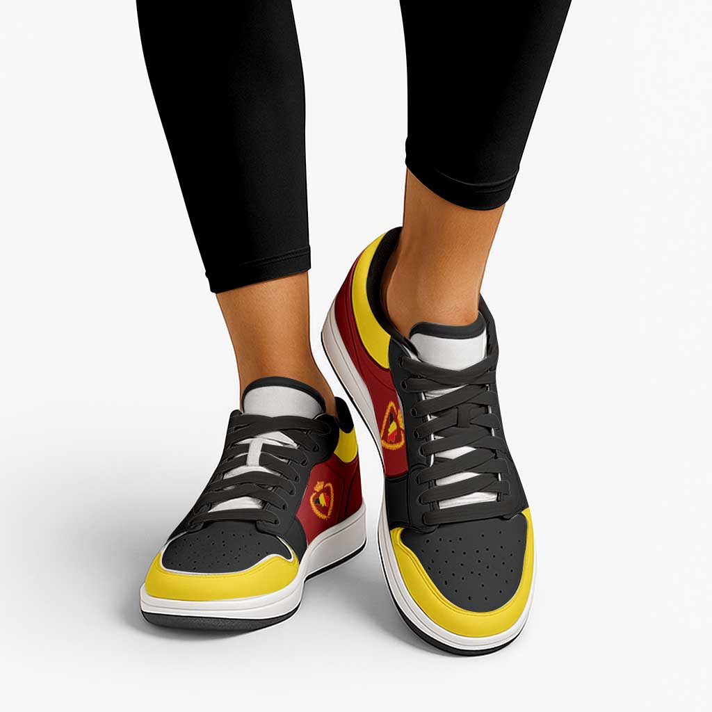 Belgium Low Sneakers Classic National Flag Style - Wonder Print Shop