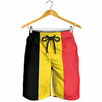 Belgium Shorts for Men National Flag Colors - Wonder Print Shop