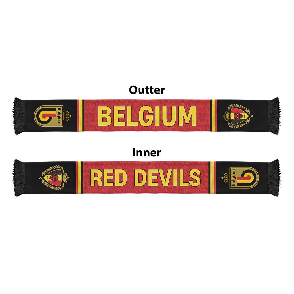 Belgium World Football 2026 Soccer Scarf Go Red Devils Road To Glory