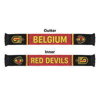 Belgium World Football 2026 Soccer Scarf Go Red Devils Road To Glory