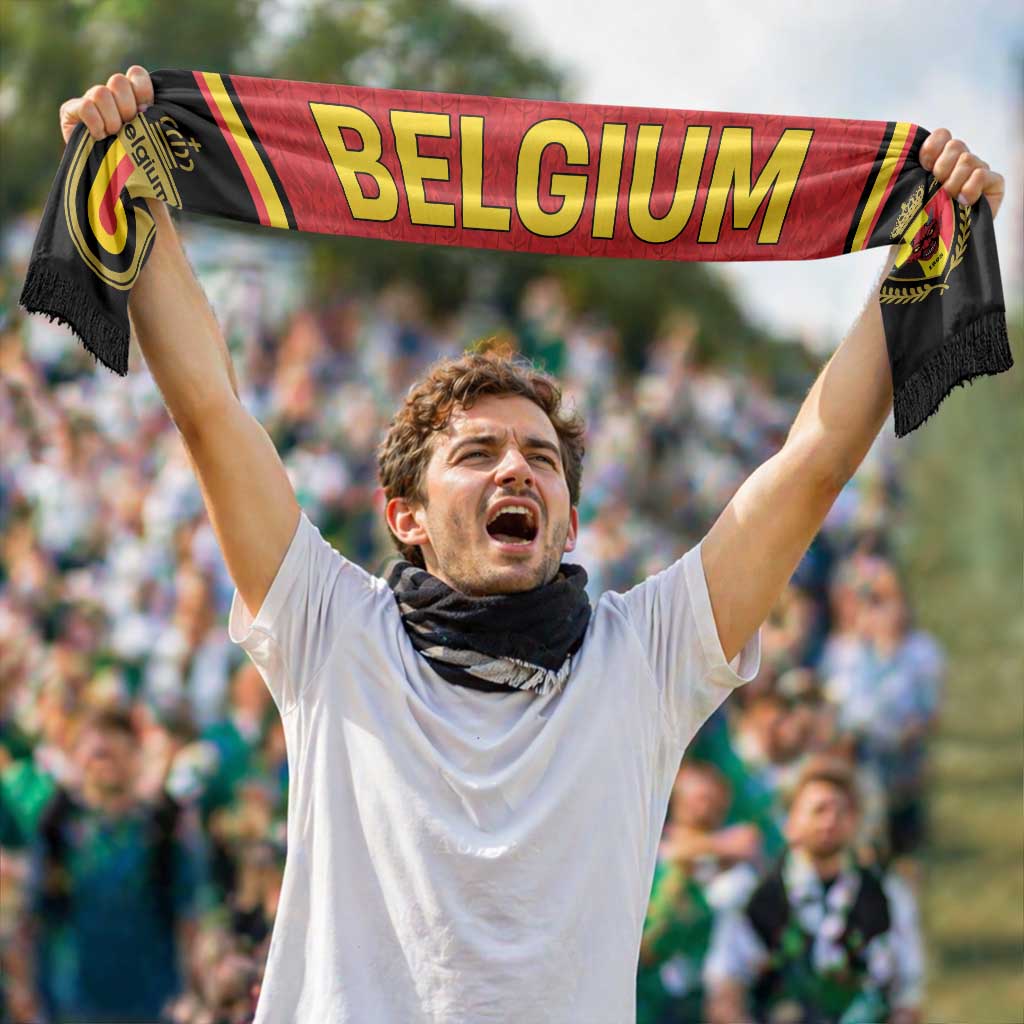 Belgium World Football 2026 Soccer Scarf Go Red Devils Road To Glory