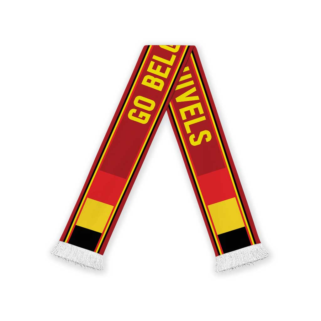 Belgium World Football 2026 Soccer Scarf National Flag Style